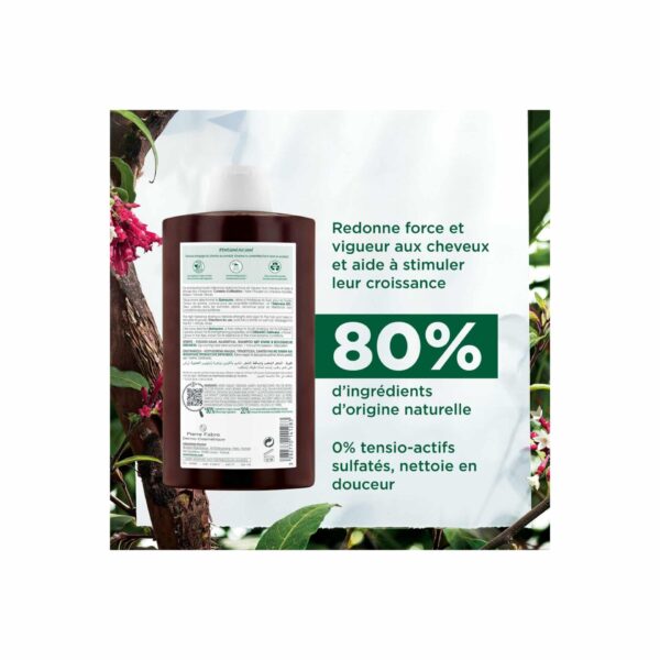 3282770141283-Klorane-ShampoingfortifiantC3A0laQuinine26EdelweissBIO-Chutedecheveux2CcheveuxfatiguC3A9s-0710155001680877936-1.jpg Klorane Shampooing anti chute à la Quinine & Edelweiss BIO 400ml – Image 3