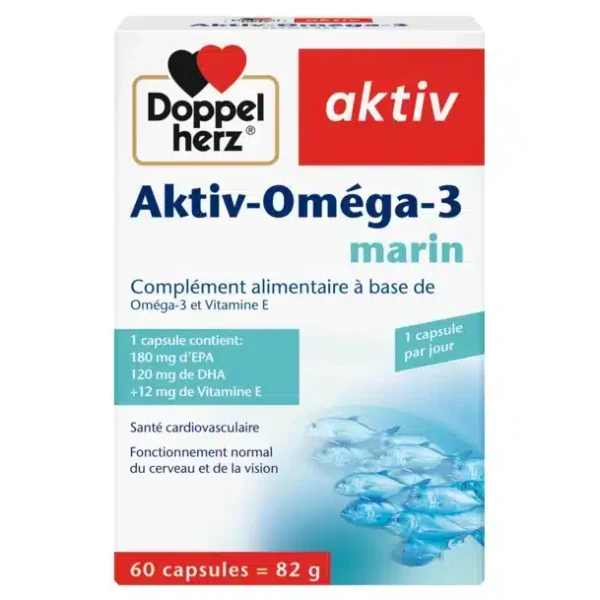 Aktiv Omega 3 - 60 capsules Doppelherz Aktiv Omega 3 - 60 capsules