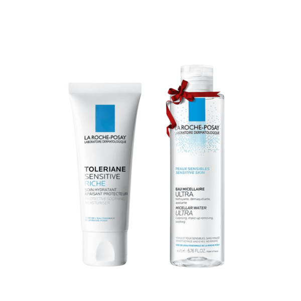 La Roche-Posay Toleriane Sensitive Riche 50ml + Eau Micellaire Ultra 50ml OFFERT