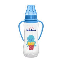 Bambino biberon naturel avec poigne +0m 250ml