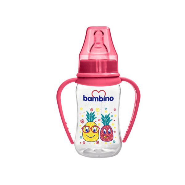 Bambino Biberon Naturel avec Poigne +0m 150ml