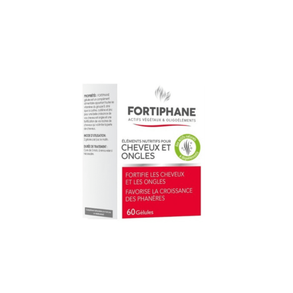 Fortiphane Gélules Cheveux & Ongles 60gel
