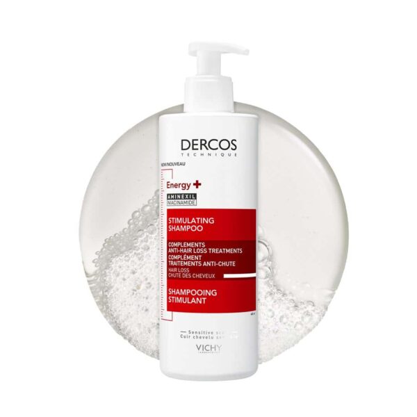 VICHY DERCOS Shampooing Énergisant Anti Chute 400ml – Image 2