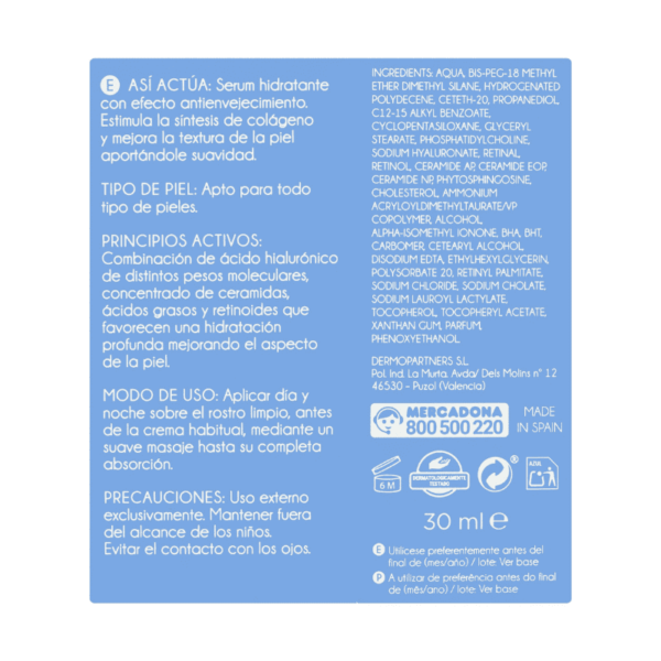 Deliplus Hidrata Serum - Acide Hyaluronique & Céramides 30ml – Image 2