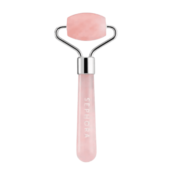 Mini Rouleau Visage en Quartz Rose Mini Rouleau Visage en Quartz Rose