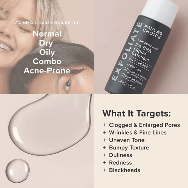 work-17.png PAULA'S CHOICE salicylic skin perfecting 2 bha liquid exfoliant 30ml – Image 2