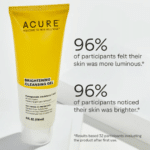 Acure gel nettoyant éclaircissant