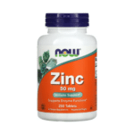 NOW Foods Zinc 50 mg – 250 Comprimés