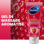 Manix Gel Massage Gourmand Fraise 200ml