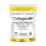 California Gold Nutrition CollagenUP Hydrolyzed Marine Collagen Peptides, Hyaluronic Acid and Vitamin C 206g