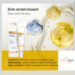 ingrédients vitamine C alpha arbutin Melaslow Niacinamide Niya Skin