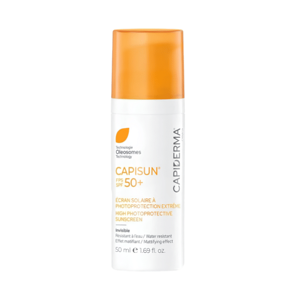 capiderma-capisun-ecran-solaire-invisible-spf50-50m.webp CAPIDERMA CAPISUN écran solaire invisible SPF50+ 50ml