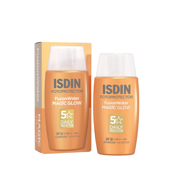 isdin-fusion-water-magic-glow-spf50.webp ISDIN Fusion Water MAGIC GLOW SPF50 écran solaire visage