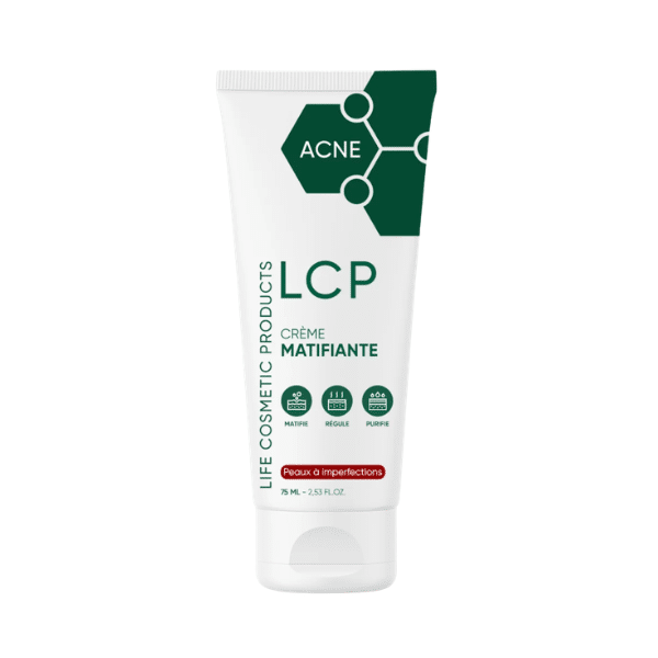 lcp-creme-matifiante-acne-75ml.webp LCP Crème Matifiante Acne 75ml pour peaux grasses et à tendance acnéique