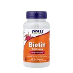 NOW Foods Biotin 5000 mcg 60 Gélules Végétales